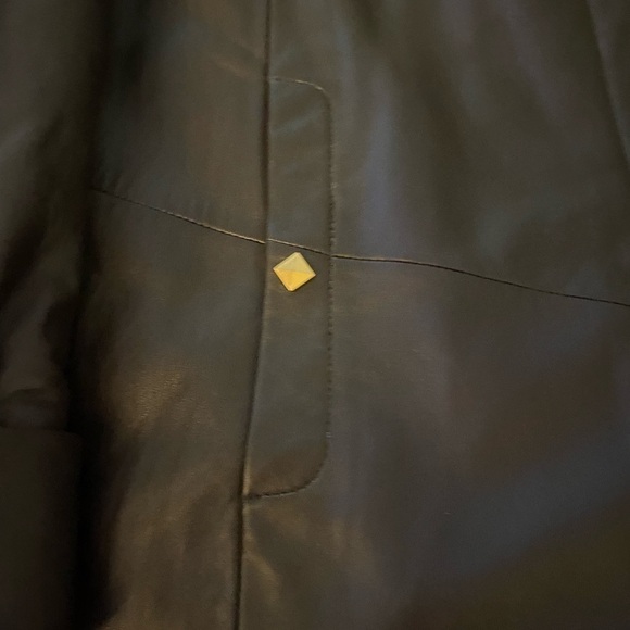 EXCELLED Leather coat. Vintage.Midi, Medium. rich brown. Excelled Collection - Picture 8 of 11